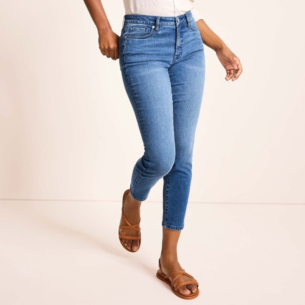 Tommy Bahama Indigo Palms™ Size 10/28 High-Rise Skinny Ankle Jean Style SW121109 - Picture 7 of 10